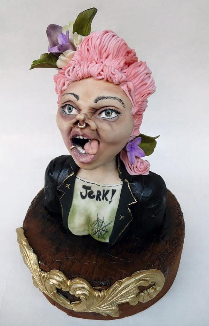 Punk Bust Cake
