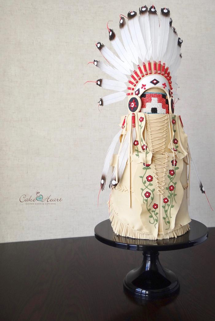 Native American (1st Birthday) Cake - Decorated Cake by - CakesDecor