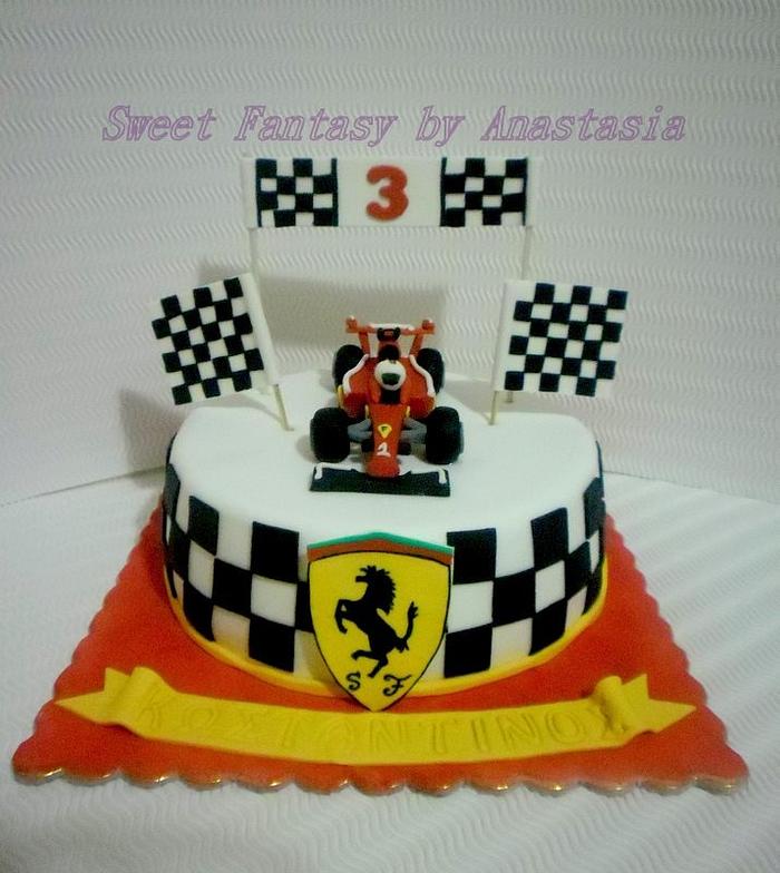 Formula 1 - Ferrari Cake