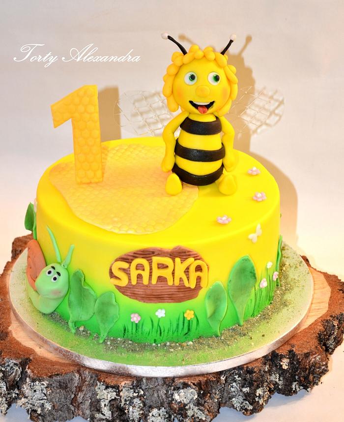 Maya bee cake