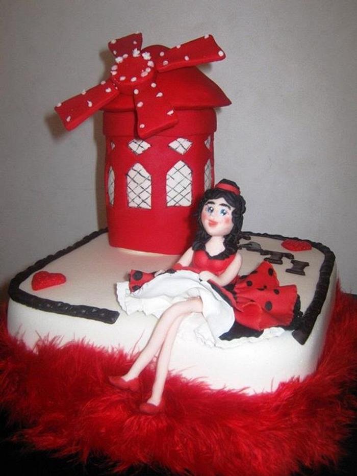 moulin rouge cake