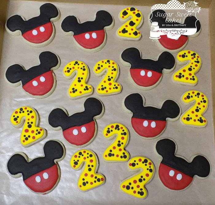 Mickey Mouse Cookies