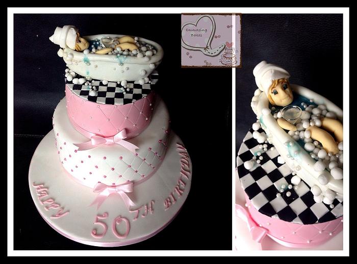 Bathtub birthday cake for... - The sugared rose cake company | Facebook