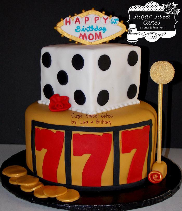 Jackpot | 3-D cake depicting gambling items. All edible, exc… | Flickr