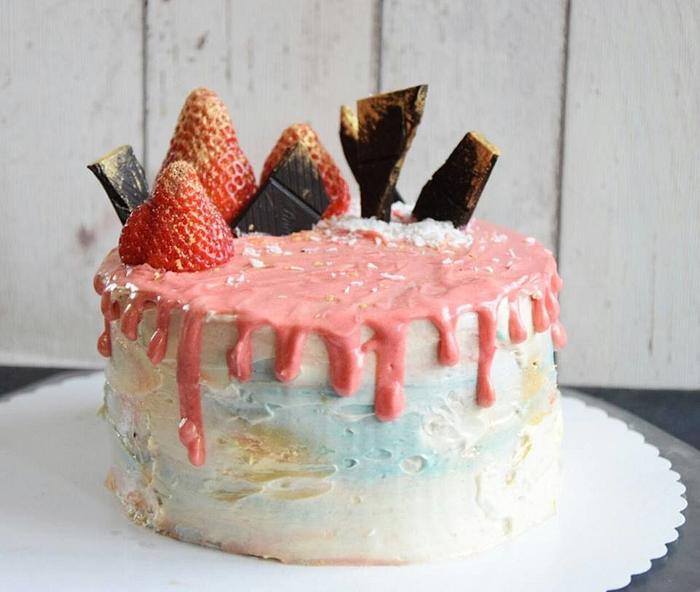 Pastel Art Cake