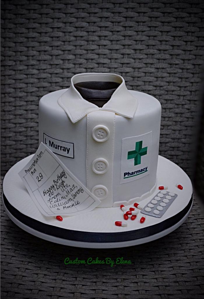 Nurse's Day Cake Topper Nurse White Ornament Stethoscope Syringe Happy  Birthday Party Baking Supplies Decoration Paper Supplies - AliExpress
