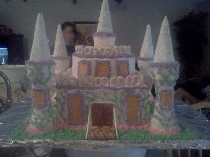 Princess Castle Birthday Cake