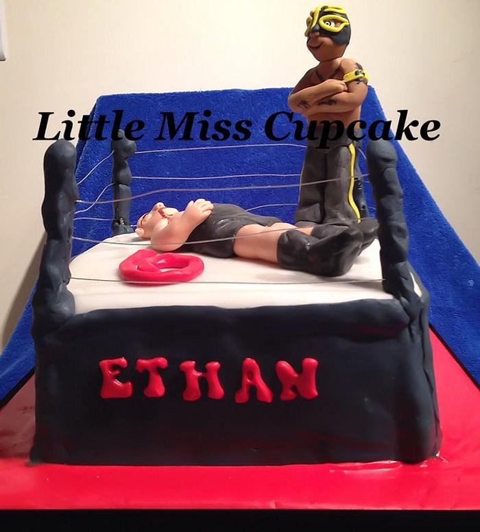 Wrestling cake