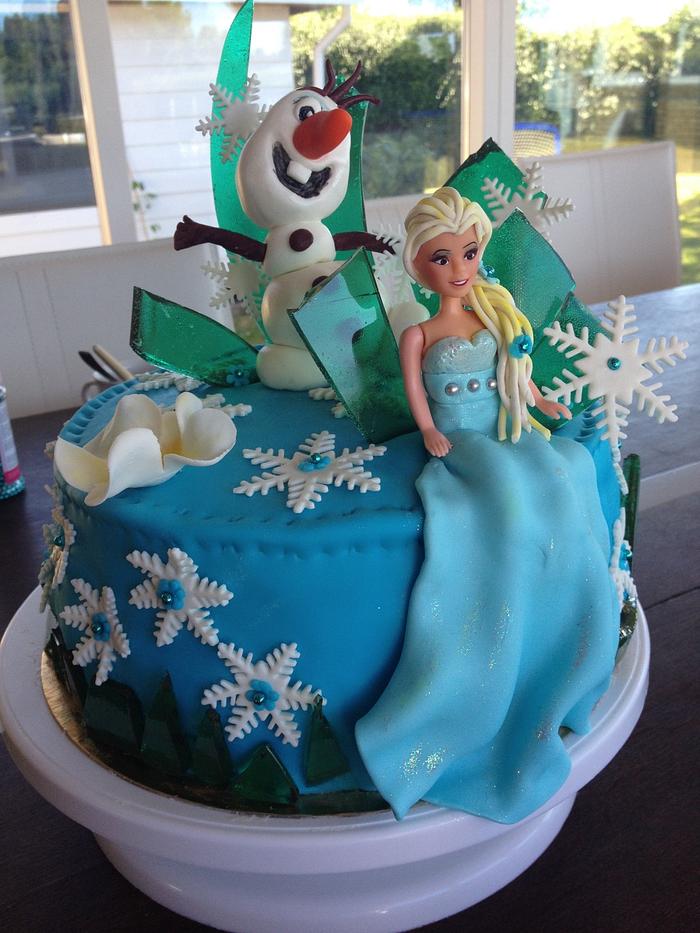 Frozen cake for Marie