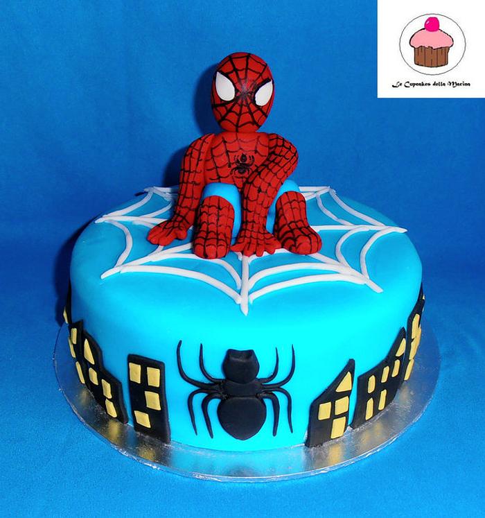 Torta Spiderman - Decorated Cake by Le Cupcakes della - CakesDecor
