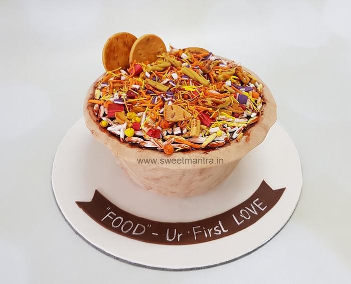 Bhel Puri cake