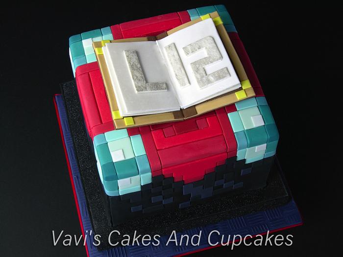 Luc's Minecraft Birthday Cake 