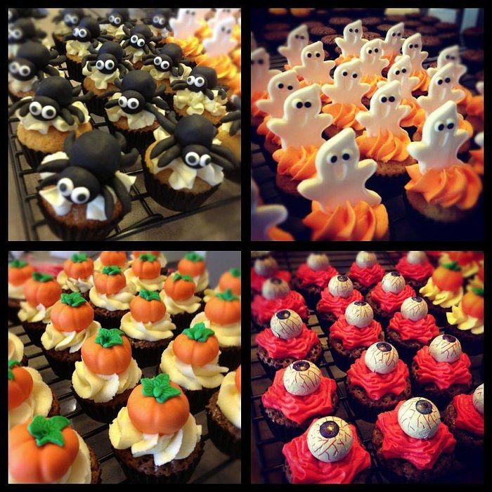 Halloween mini cupcake assortment