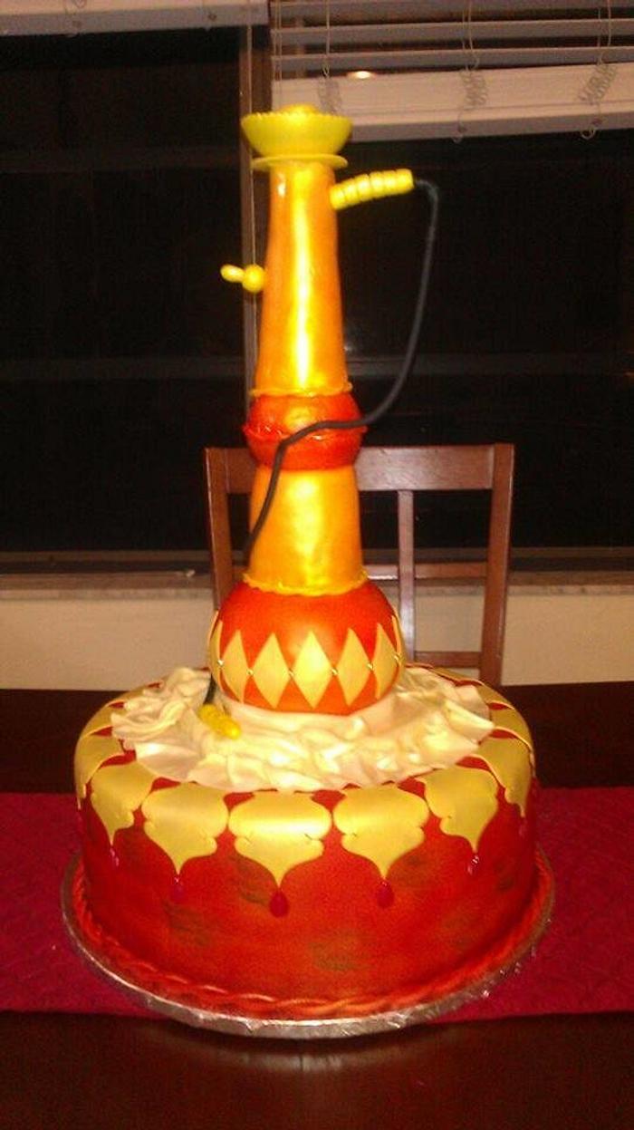 Hookah themed cake