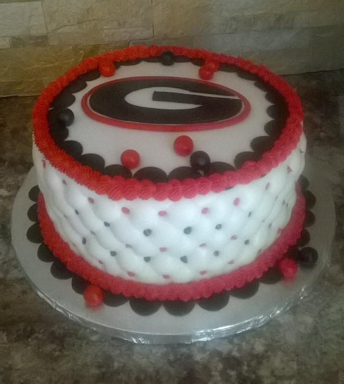 Georgia Bulldogs cake