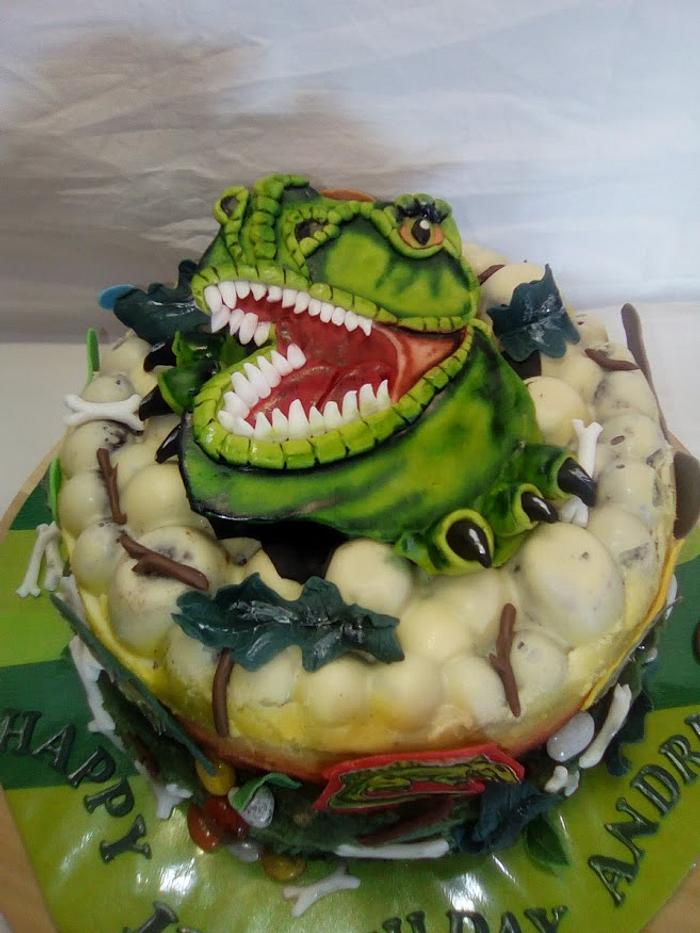 dinosaur birthdaycake