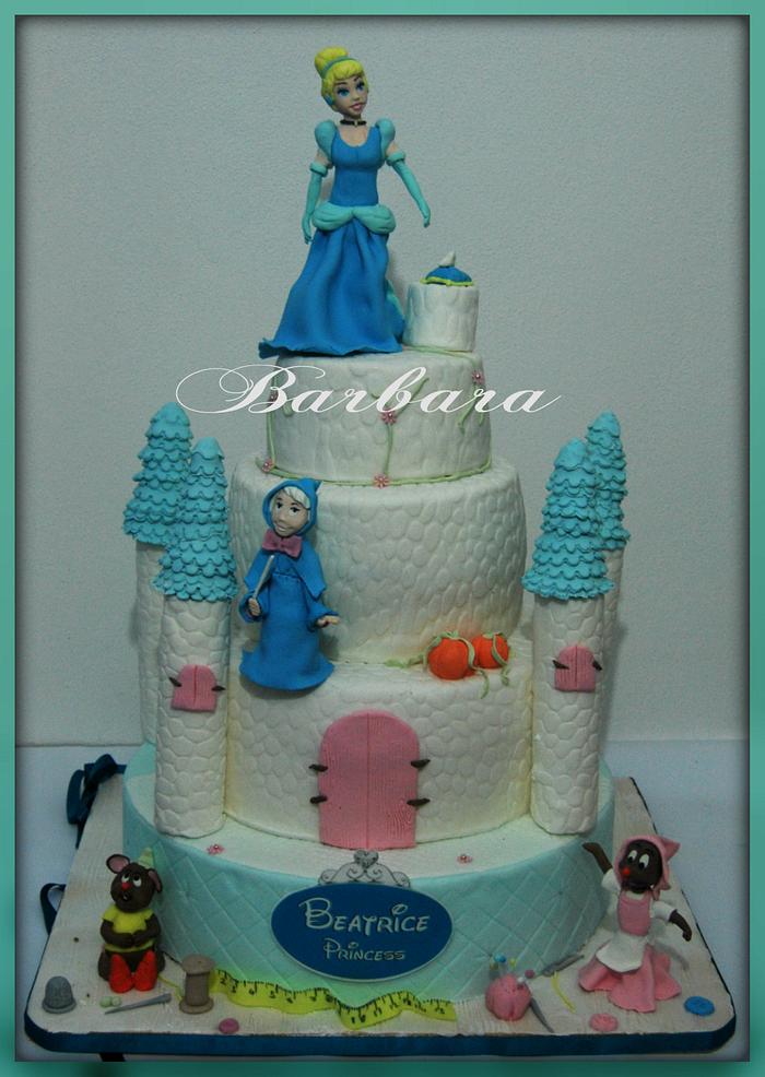 Cinderella Cake for my baby princess