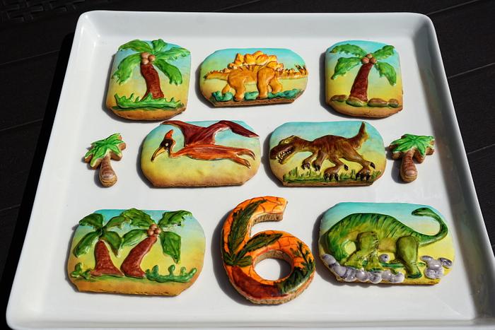 Dinosaurs cookies 