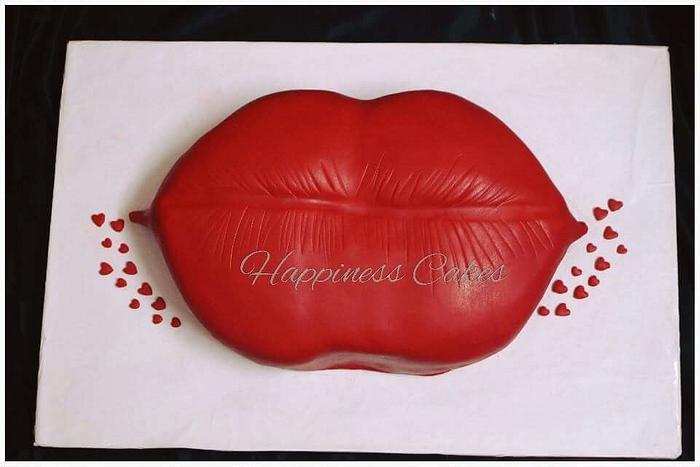 Lips cake