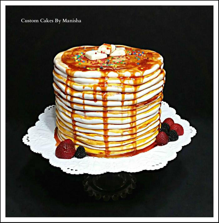 Pancake Theme Cake!