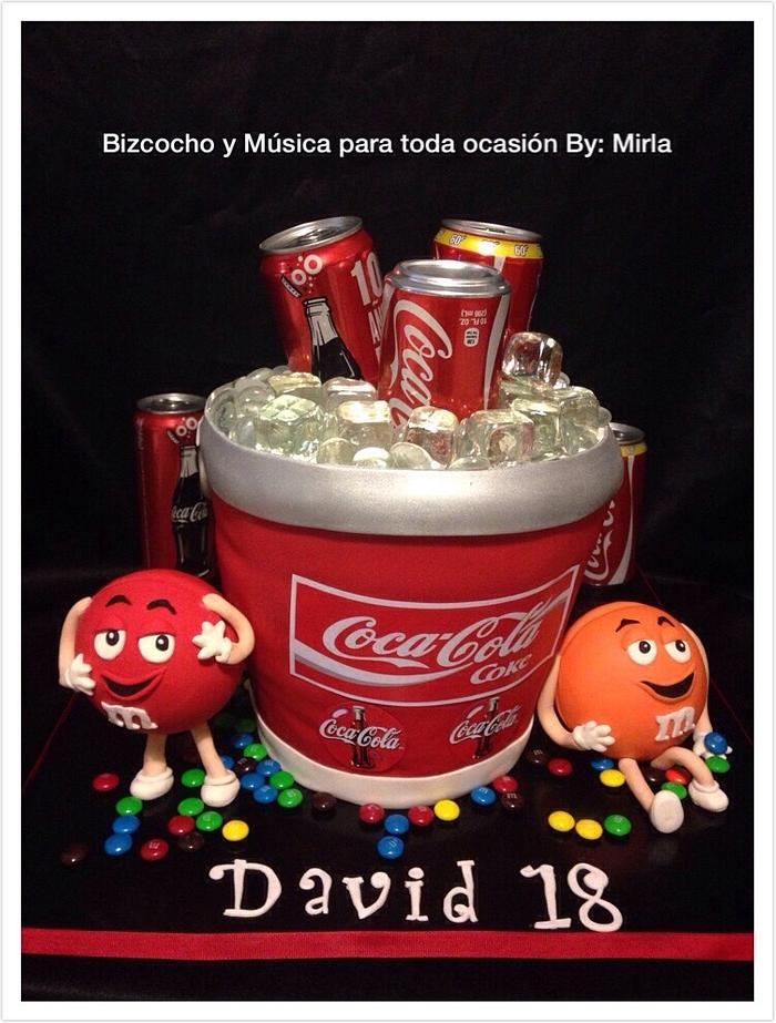 Coca Cola Ice Bucket, Cake