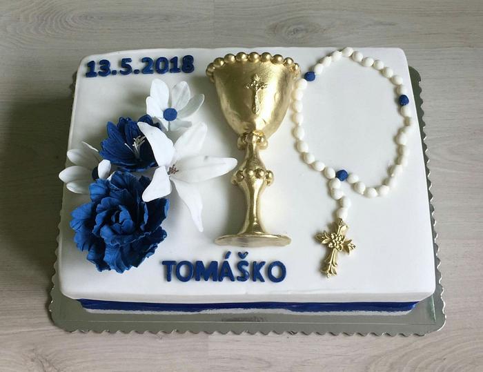 First holy communion cake