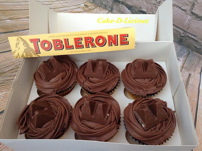 Toblerone Cupcakes