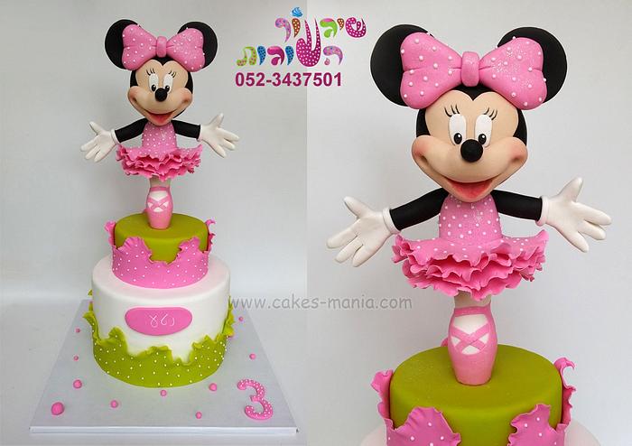 minnie mouse ballerina cake :)