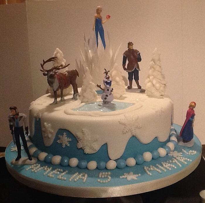 Disneys frozen cake