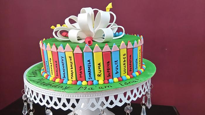 A cake for a teacher