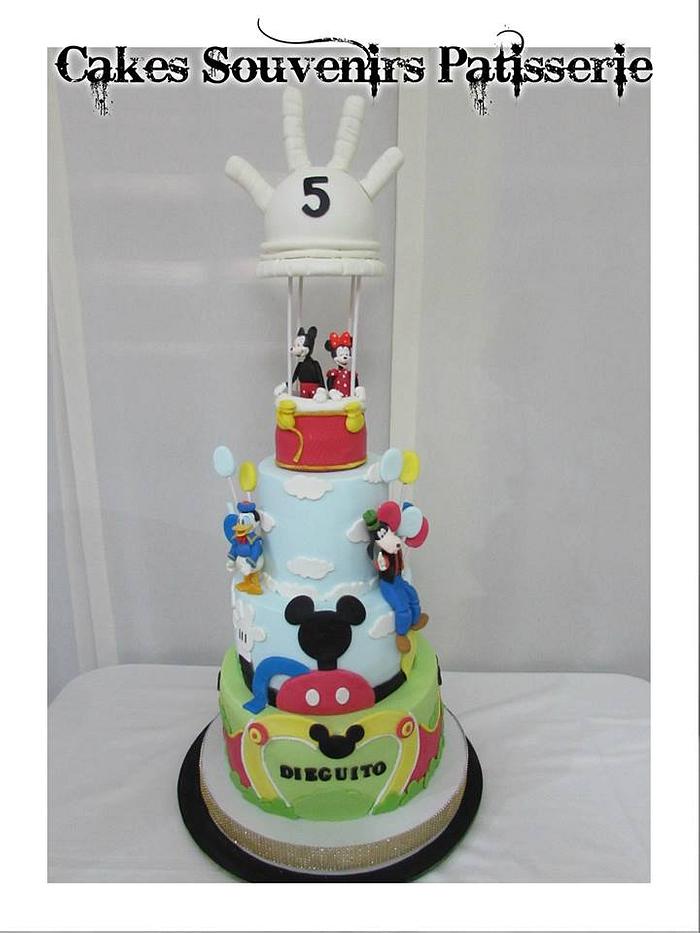 Cake of Mickey and his friends