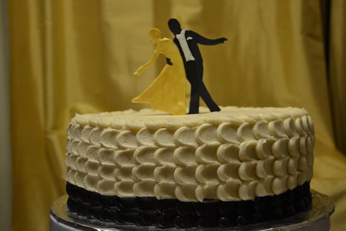 Fred Astaire petal cake 