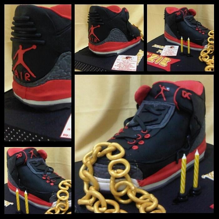 Nike Air Jordan Shoes Cake