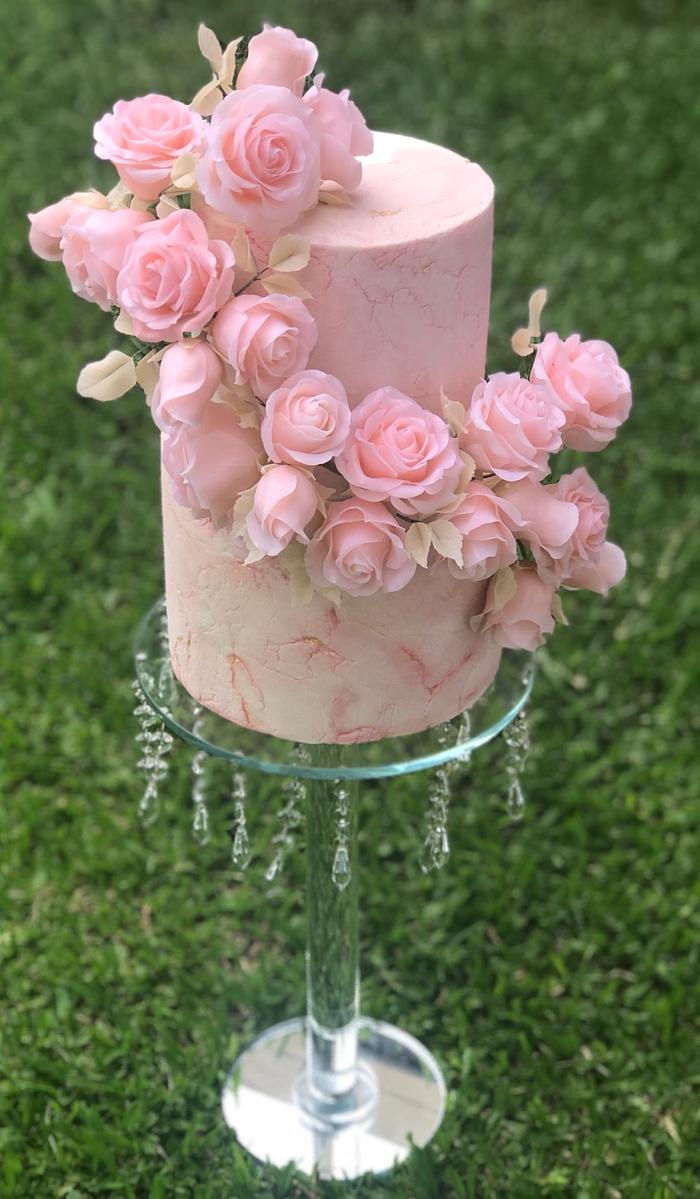 Roses cake 
