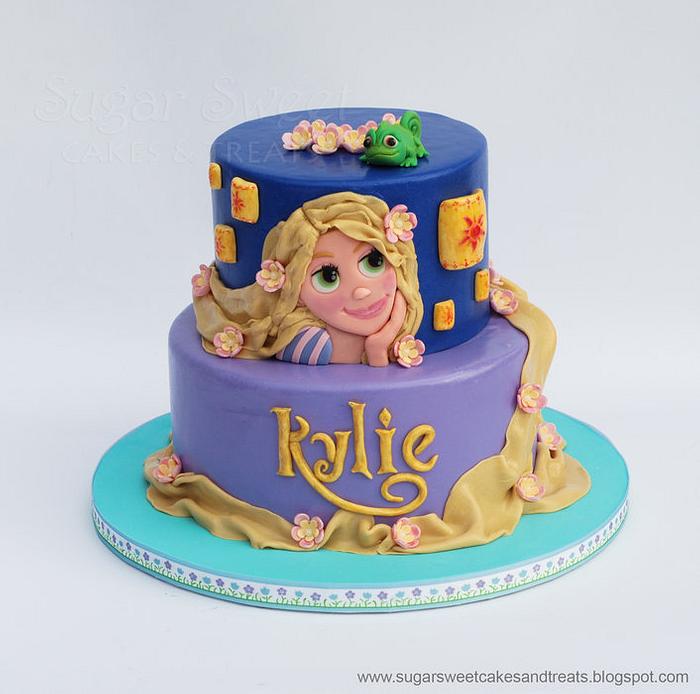 Bake-A-Boo - Customized Rapunzel cake - 1kg chocolate cake... | Facebook