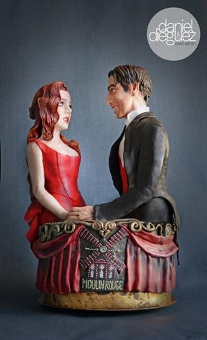 "Moulin Rouge" Cake for "Be my Valentine" Collaboration
