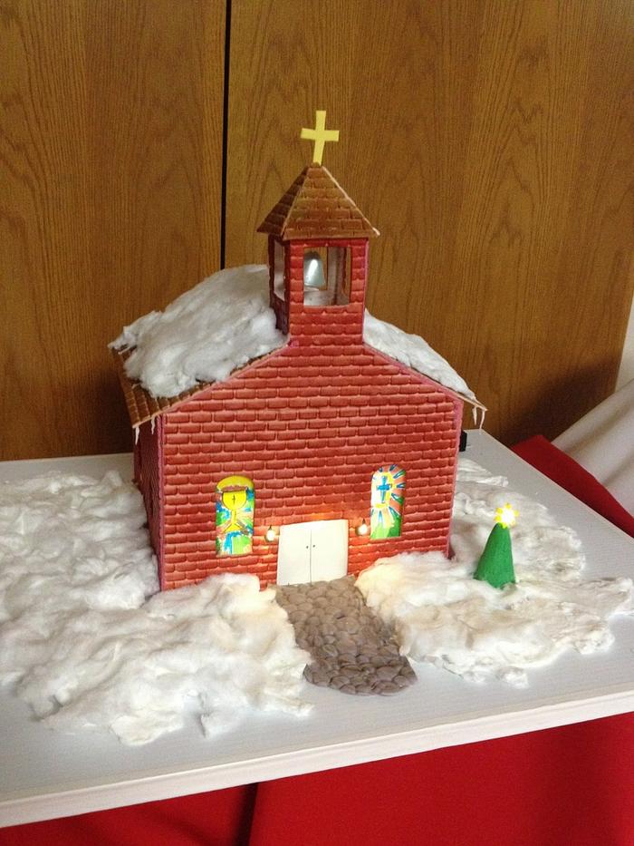 Winter church cake