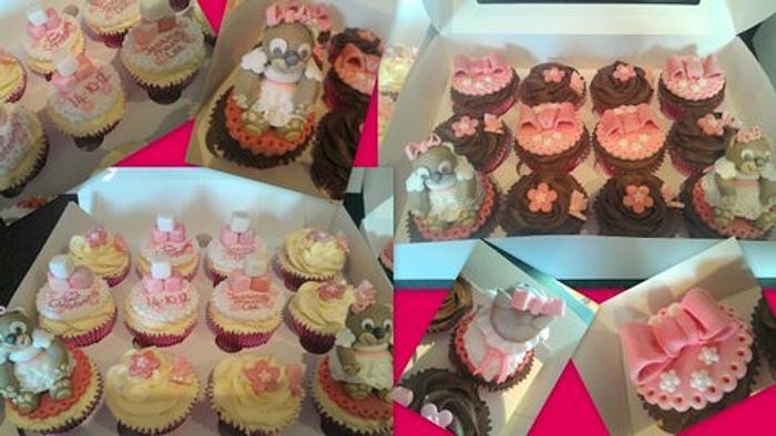 Maisie Christening Cupcakes