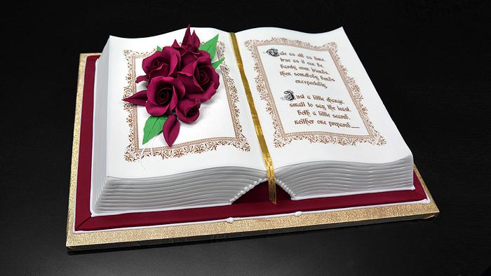 3D Book Cake