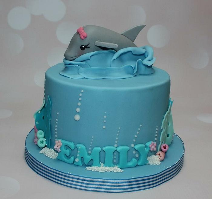 Dolphin Birthday Cake