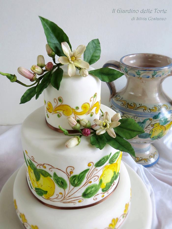 “Scent of Sicily” Wedding Cake