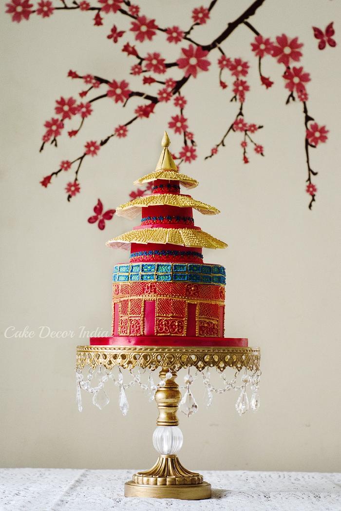 Asian inspired cake