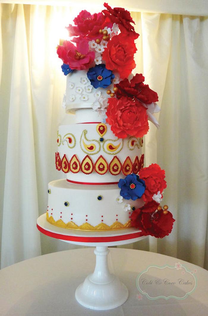 Bollywood Wedding Cake,