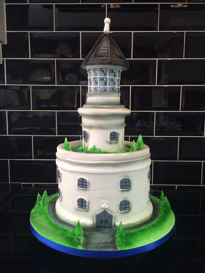 Light House Wedding Cake 
