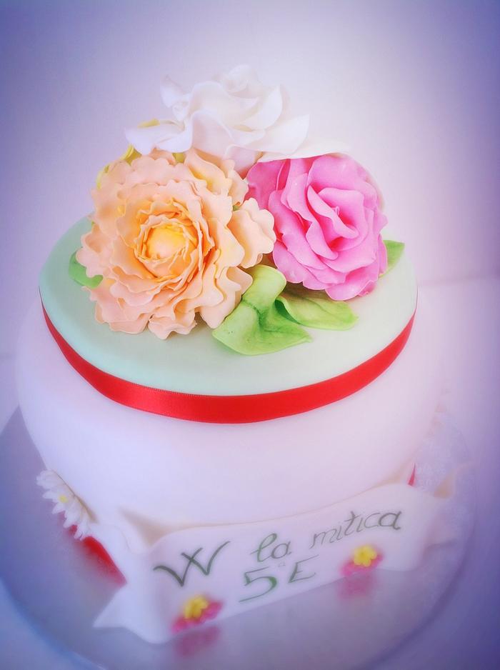 Flower cake 