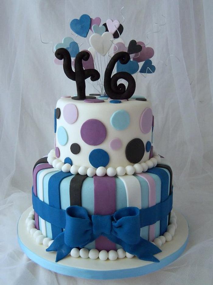 Spots and Stripes Cake