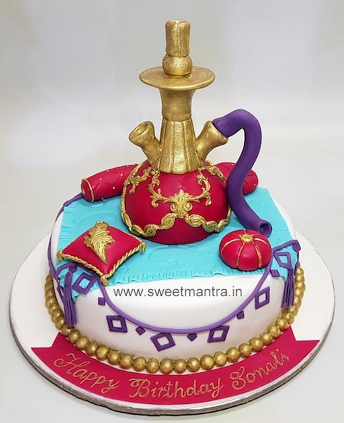 Hookah fan cake