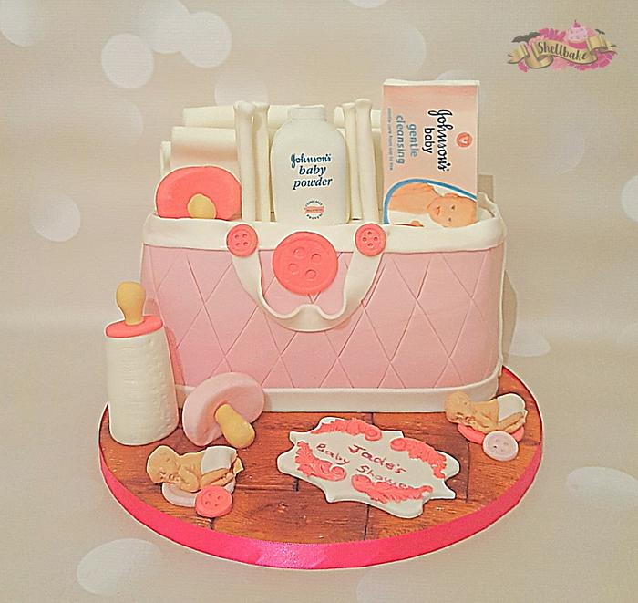 Another baby bag cake