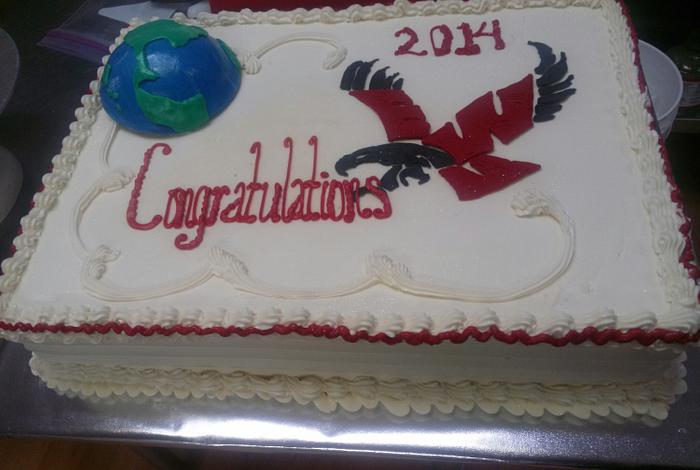 Graduation Cake for Geography Major