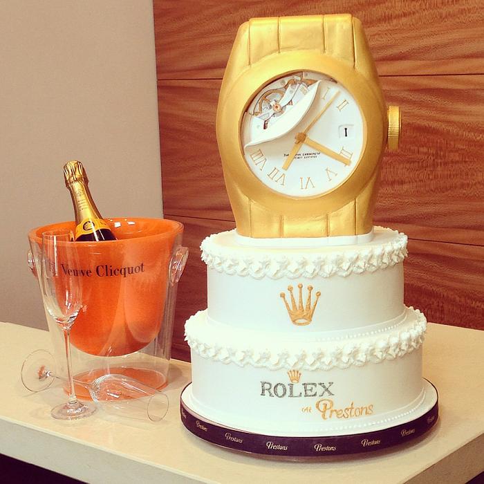 Gold Rolex Watch - Empire Cake